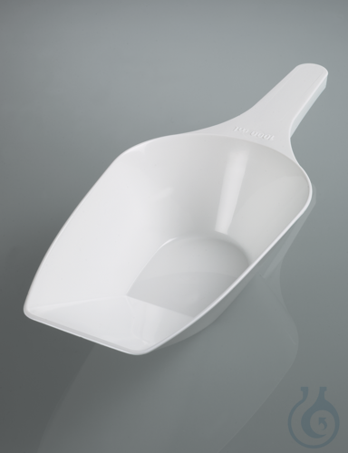 Measuring scoop, PP white, 1000 ml, LxW 385x134 mm