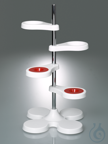 Funnel stand for four funnels, for Ø 40-180 mm
