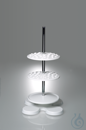 Pipette stand, rotatable, with 40 openings