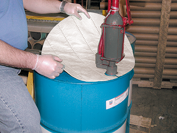 Sorbents drum platform universal heavy (packaging unit: 25), Ø: 560 mm