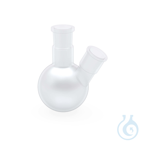 BOLA Round Bottom Flasks with Two Ground Joint Necks, 100 ml 1 Center socket siz