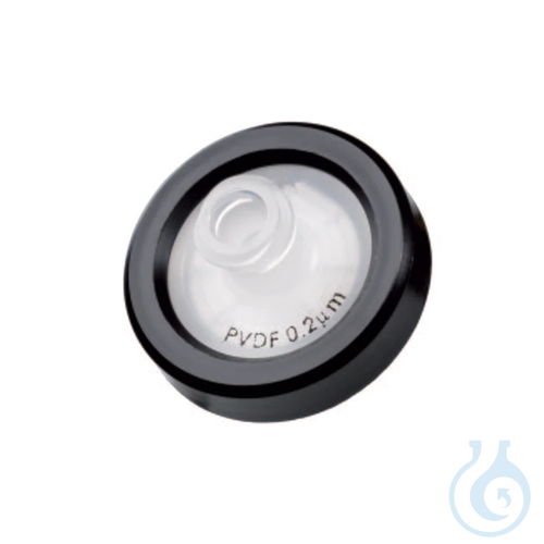 17mm HPLC Syringe Filter ProFill, PVDF, 0.2 µm, schwarz, 100 pc/PAK
