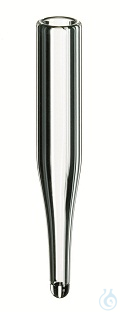 ND8 0,1ml, Micro-Insert, 31 x 5mm, clear glass, 10x100/pac