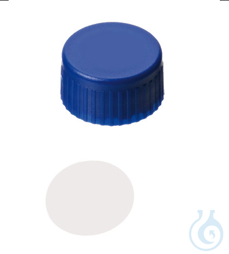 ND9 PP Short Thread Cap, blue, closed, 0,2mm