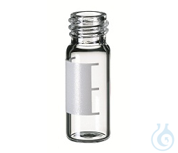 ND10 1,5ml Screw Neck Vial, clear glass, label/filling lines, 32x11,6mm