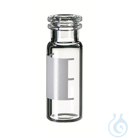 ND11 1,5ml Snap Ring Vial, 32x11,6mm, clear, label/filling lines, 10 x 100 pc