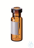 ND11 Crimp Neck Vial+0,2ml Micro-Insert, 32x11,6mm, amber glass, wide opening