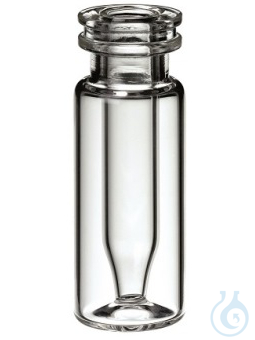 ND11 Snap Ring Vial + with Micro-Insert, 32x11,6mm, clear glass, wide opening