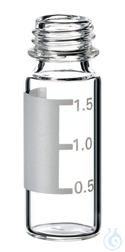1.5ml Short Thread SureStop Vial, 32 x 11.6mm, 10 x 100 pc