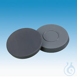 20mm Moulded Septa Butyl/PTFE, grey, 50° shore A, 3.0mm, 10 x 100 pc