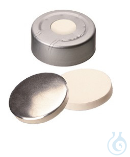 ND20 Al Headspace crimp seal,transparent, 3,0mm, 10 x 100 pc