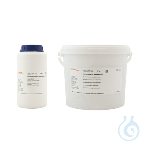 Absorbent powder for spilled liquids, 1 kg
