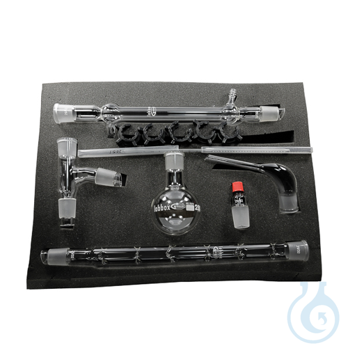 Fractional distillation equipment (with Vigreux column)