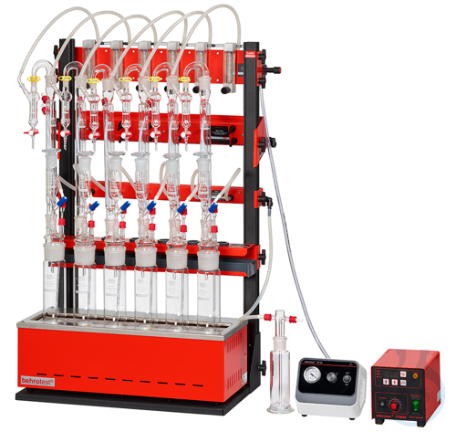CN6 behrotest apparatus for total cyanide in water for 6 places complete