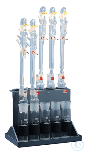 DES5 behrotest glassware stand for 5 glassware sets