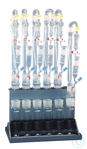 DES6 behrotest glassware stand for 6 glassware sets