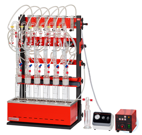 CN6-B behrotest apparatus for total cyanide in soils for 6 places complete