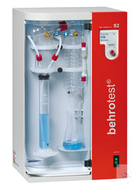 S2 behr steam distillation unit dispenses NaOH & H2O
