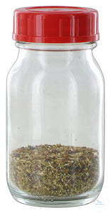 RK100GT behrotest sampling bottle 100 ml, clear with PTFE-coated cap