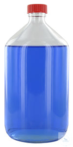 NK1000GT behrotest sampling bottle 1000 ml, clear glass, narrow neck with PTFE c