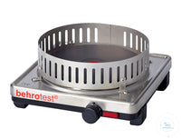 KP4 behrotest heating unit 2000 W with controller and protective grill 230 V, Ø