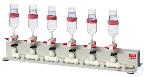 SC6-2 behrotest filtration unit for crude fibre with 6 sample places