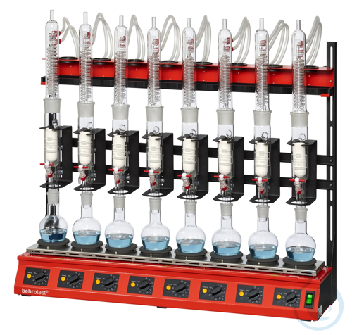 behrotest serial heating unit for extraction 100 ml for 8 samples