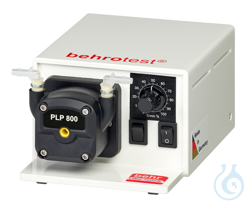 PLP800 behrotest peristaltic pump with suction capacity 50-800 ml /min angled co