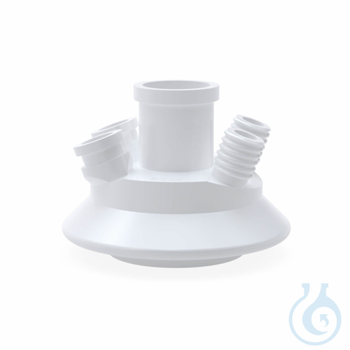 BOLA Flat Flange Lids, DN 60 Center neck: NS 29/32 lateral necks: 2x NS 14/23 an