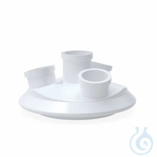 BOLA Flat Flange Lids, DN 100 Center neck: NS 29/32 lateral necks: 3x NS 29/32 a