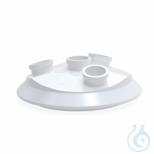 BOLA Flat Flange Lids, DN 150 Center Neck: NS 29/32 lateral necks: 3x NS 29/32 a