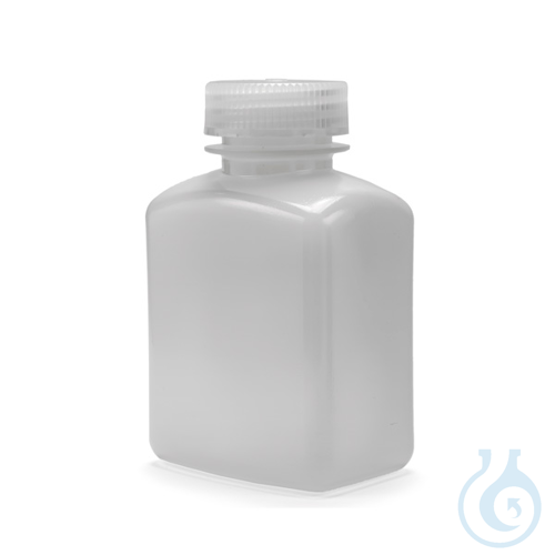 Rechthoekige fles, HDPE, 1000 ml, 12 stuks