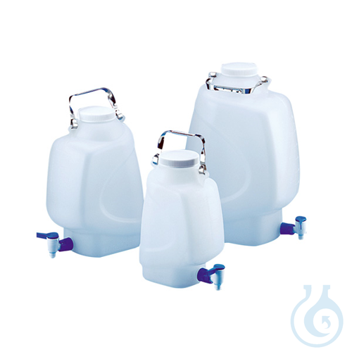Rechthoekige kookpot met kraan, PP, 20 l