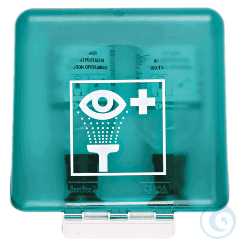 SecuBox Midi, green - for eye wash bottles - without contents