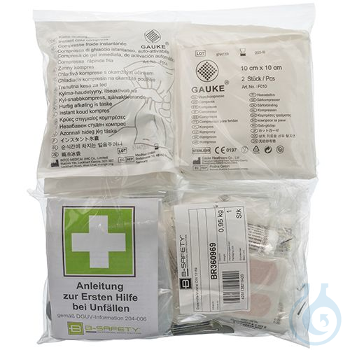 B-SAFETY first aid material DIN 13169 (127 pieces)