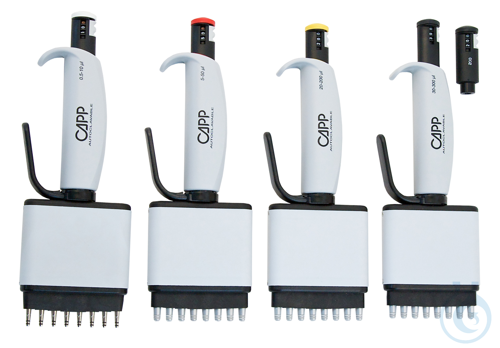 CAPPAero96 multi pipettes 8-channel, 0.5-10 µL, 1 pc