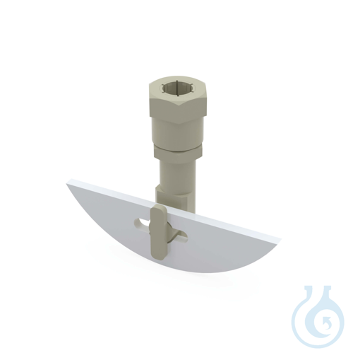 BOLA Moon-Shaped Blades, Ø 8 mm a Ø 65 mm for PTFE-jacketed stirrer shafts or st