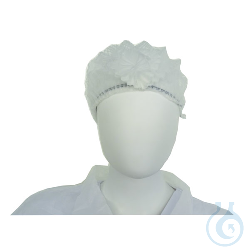 Disposable caps, 14 g, PP, white color, 100 pcs