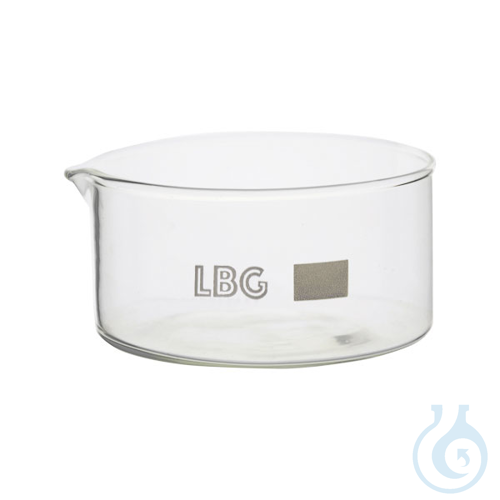 Crystallizing dish with spout, 300 ml, LBG 3.3, 6 pcs.