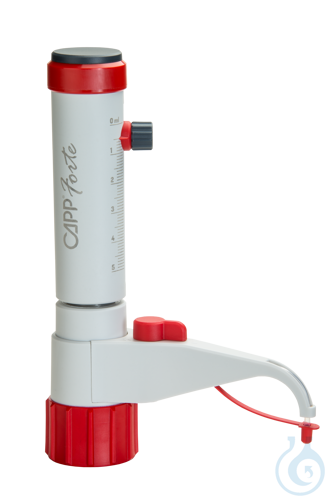 CAPP Forte bottle top dispenser, 0.5-5 mL, 1 pc.