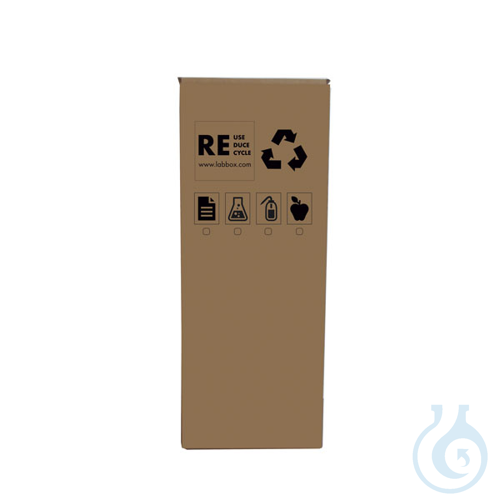 Cardboard recycling bin 280 x 280 x 700 mm