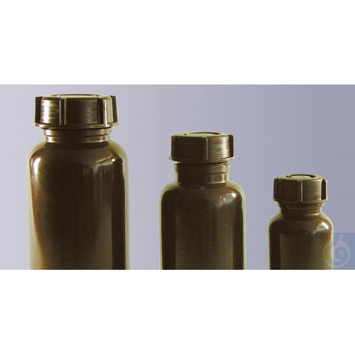 Screw cap, LDPE, amber colour, GL 65