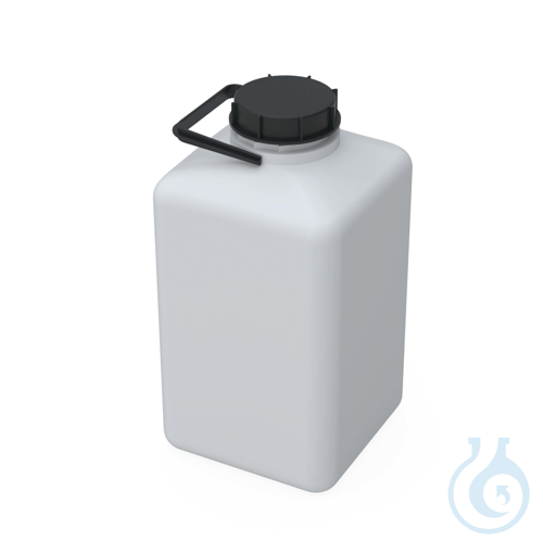 BOLA Canister S90, 10 l made of PE-HD, with thread S90 (DIN90), dimensions: L 19