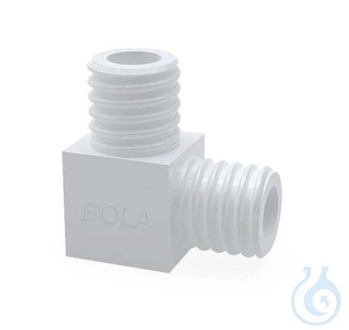 BOLA GL Tube Fittings Elbow, GL 18 Ø 10,5 mm PTFE
