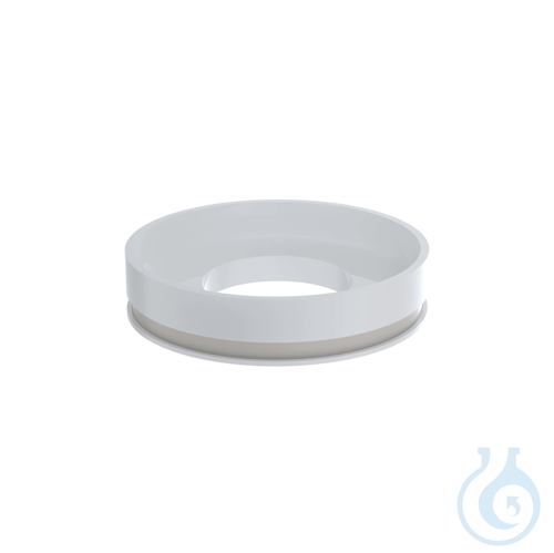 BOLA Glass Flange Metal Adaptors, NW 10 OD 25 mm, bore dia. 14 mm, sealing heigh