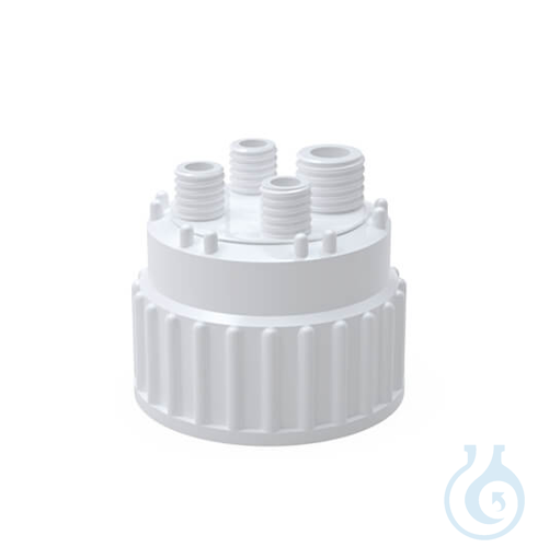 BOLA Distributors for Canisters, Nalge B83, 3x GL 18, 1x GL 25 made of PTFE, scr