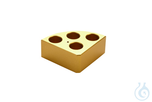 sunlab® Reaktionsblock, ¼ Kreissegment, 4 Loch