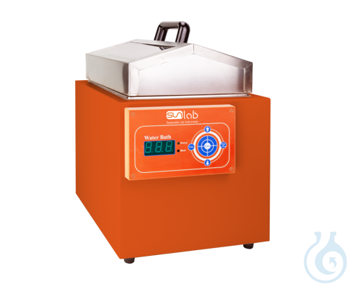 sunlab® Wasserbad aus Edelstahl, 10 Liter