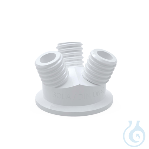 BOLA Multiple Distributor Tri-Clamp, DN 40, 38,0 mm / 3 x GL 18 Fitting for tran