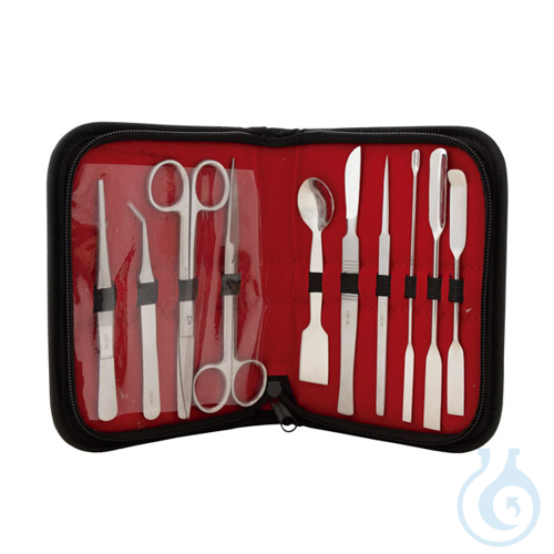 Lege dissectiekoffer voor 10 instrumenten